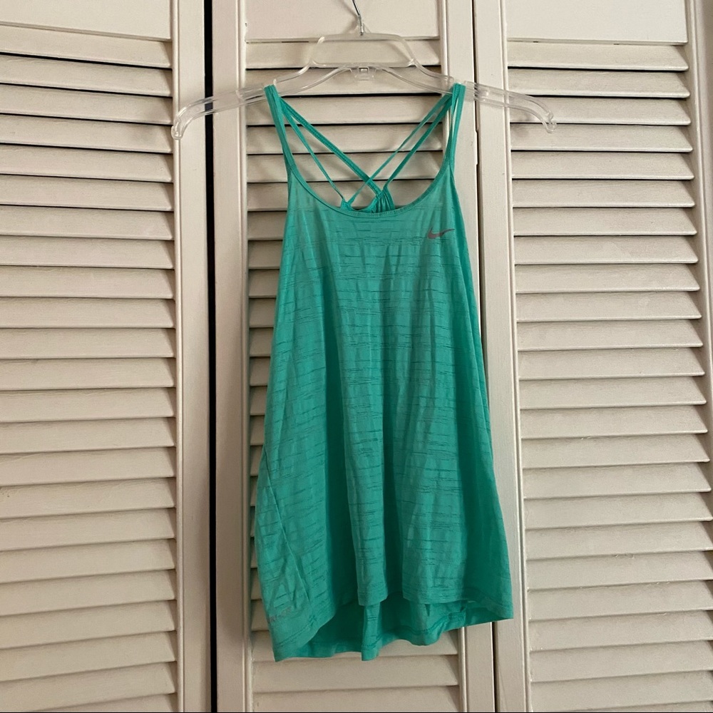Nike mint green Strappy Tank Top